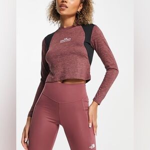 north face training mountain athletic long sleeve tech top M